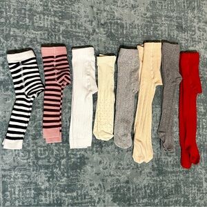 Bundle of Baby Girl Stockings/Leggings/Tights | Size 6-12